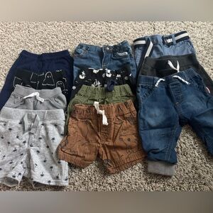 Baby boy 0-6 months pants and shorts